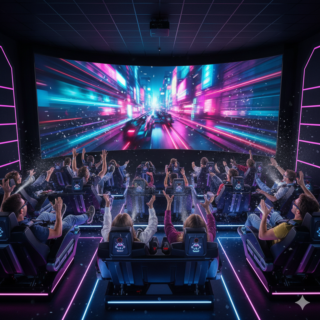 A woman standing during a sunset